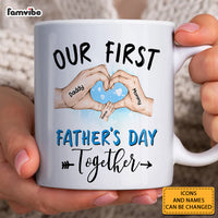 Personalized Gift For Dad First Father's Day Together Mug 32885 thumb 1
