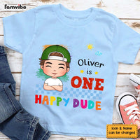 Personalized Gift For Granddaughter One Happy Dude Kid T Shirt - Kid Hoodie - Kid Sweatshirt 32886 thumb 1