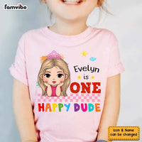 Personalized Gift For Granddaughter One Happy Dude Kid T Shirt - Kid Hoodie - Kid Sweatshirt 32886 thumb 1