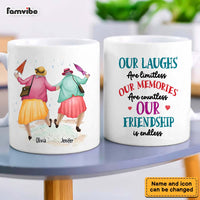 Personalized Gift for Friends limitless laughs Mug 32893 thumb 1