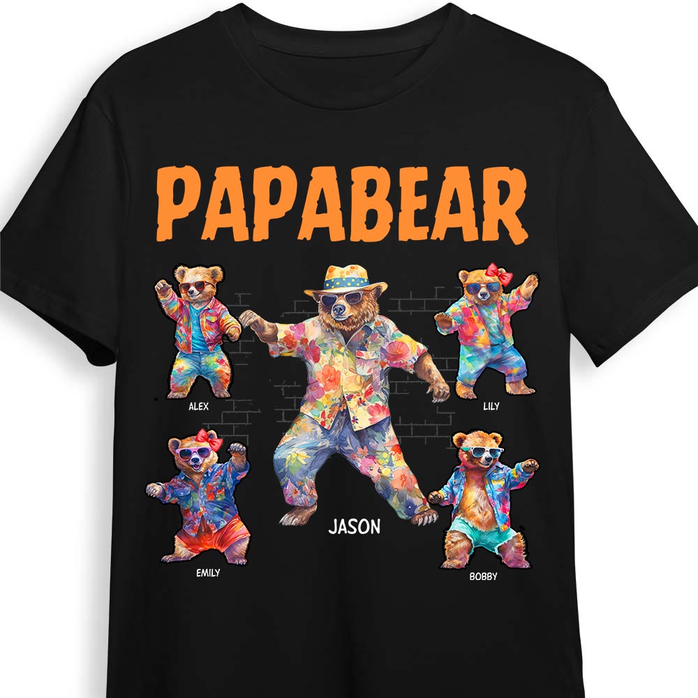 Personalized Gift for Grandpa Dad Cool Bear Shirt Hoodie Sweatshirt 32894 Primary Mockup