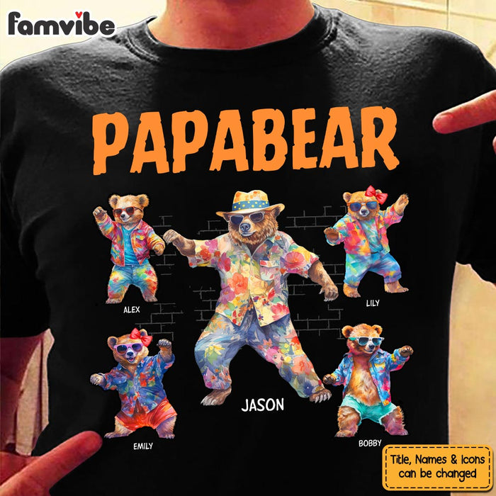 Personalized Gift for Grandpa Dad Cool Bear Shirt - Hoodie - Sweatshirt 32894 1