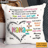 Personalized Gift For Grandma Love Heart Hug This Pillow 32895 thumb 1