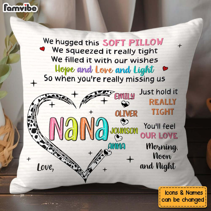 Personalized Gift For Grandma Love Heart Hug This Pillow 32895 1