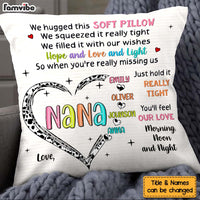 Personalized Gift For Grandma Love Heart Hug This Pillow 32895 thumb 1