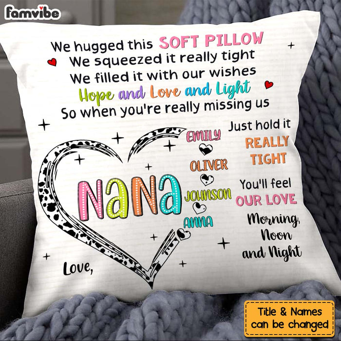 Personalized Gift For Grandma Love Heart Hug This Pillow 32895 1