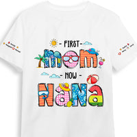 Personalized Gift For First Mom Now Grandma Sleeve Printed T-shirt 32911 thumb 1