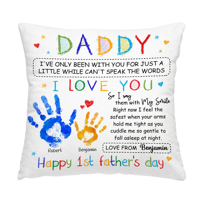 Personalized Gift For Dad I Love You Canvas Pillow 32913 1