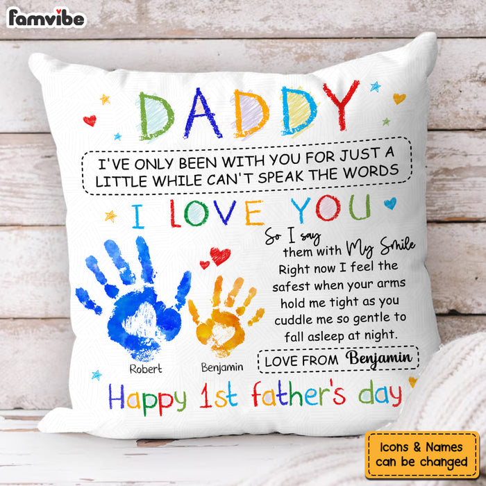 Personalized Gift For Dad I Love You Canvas Pillow 32913 1