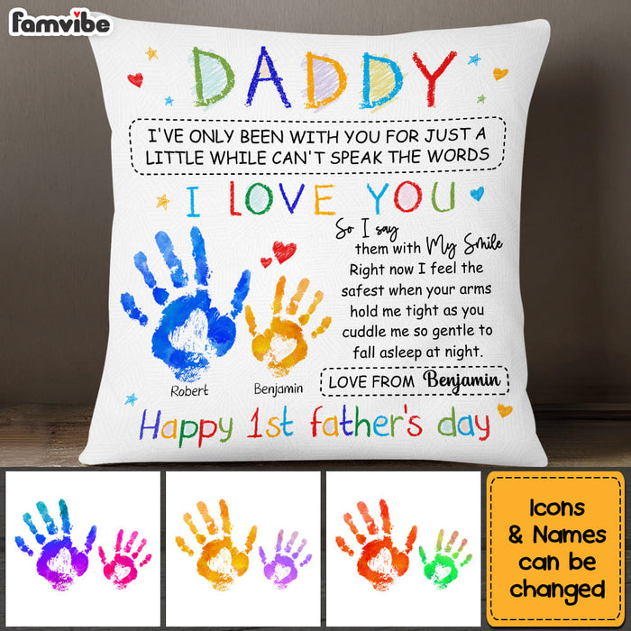 Personalized Gift For Dad I Love You Canvas Pillow 32913 1