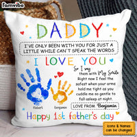 Personalized Gift For Dad I Love You Canvas Pillow 32913 thumb 1