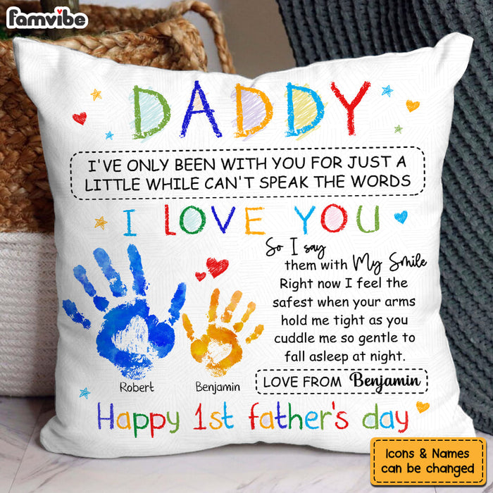 Personalized Gift For Dad I Love You Canvas Pillow 32913 1