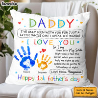 Personalized Gift For Dad I Love You Canvas Pillow 32913 thumb 1