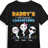 Personalized Gift for Daddy Little Swimming Champions Shirt - Hoodie - Sweatshirt 32915 thumb 1