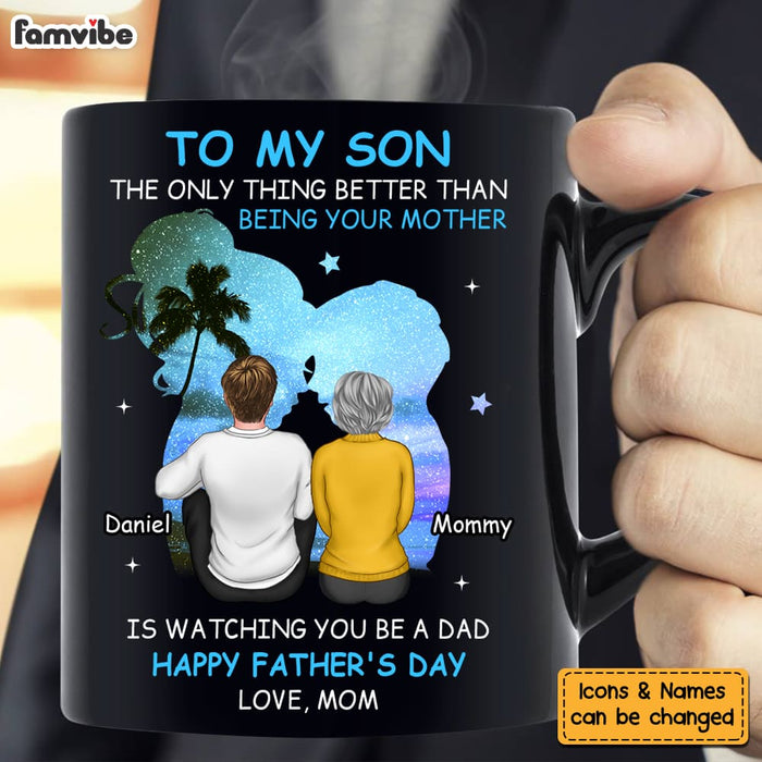 Personalized Gift For Son Happy Father's Day Mug 32920 1