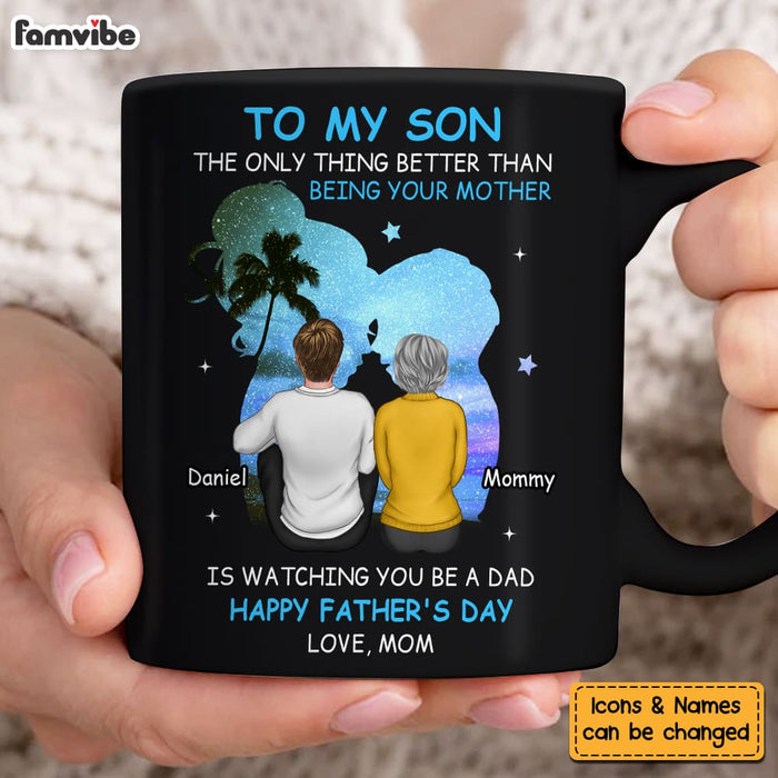 Personalized Gift For Son Happy Father's Day Mug 32920 1