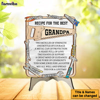 Personalized Gift For Dad Tool 2 Layered Wooden Plaque 32926 thumb 1