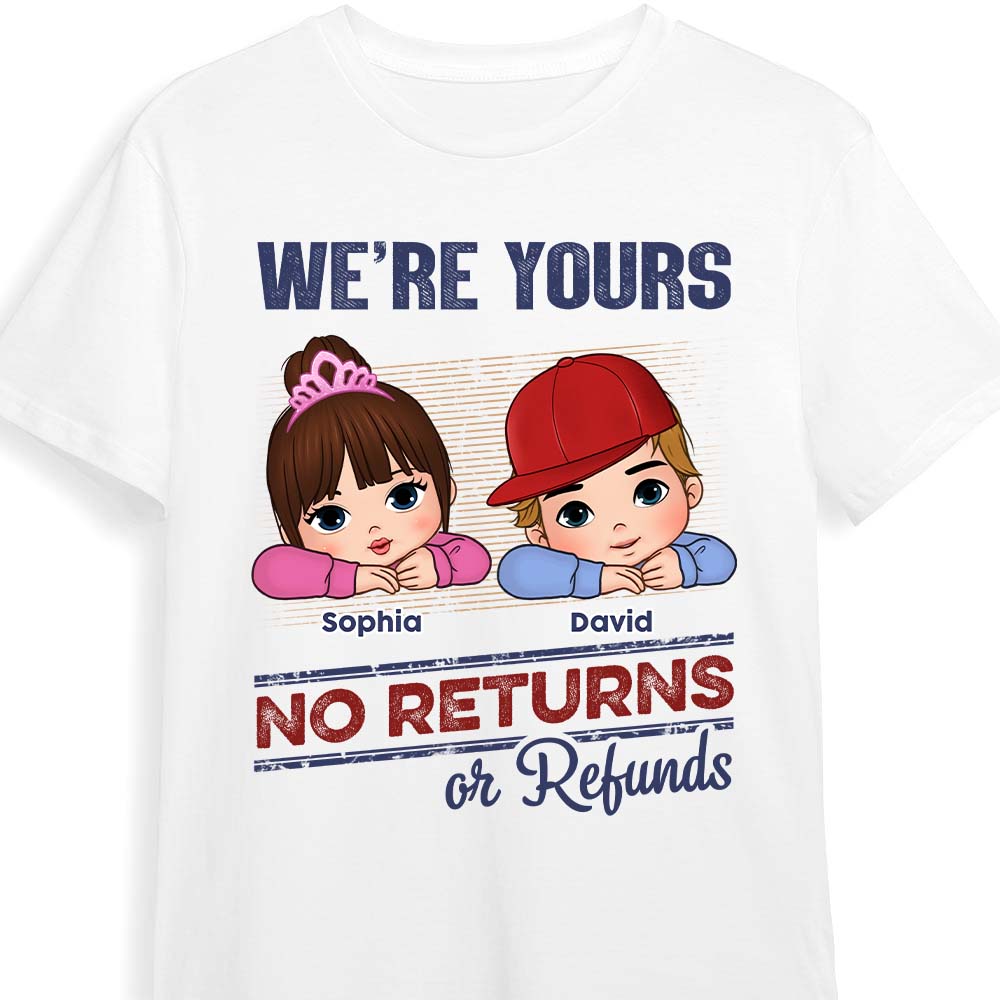 Personalized Gift For No Returns Or Refunds Grandkids Shirt Hoodie Sweatshirt 32930 Primary Mockup