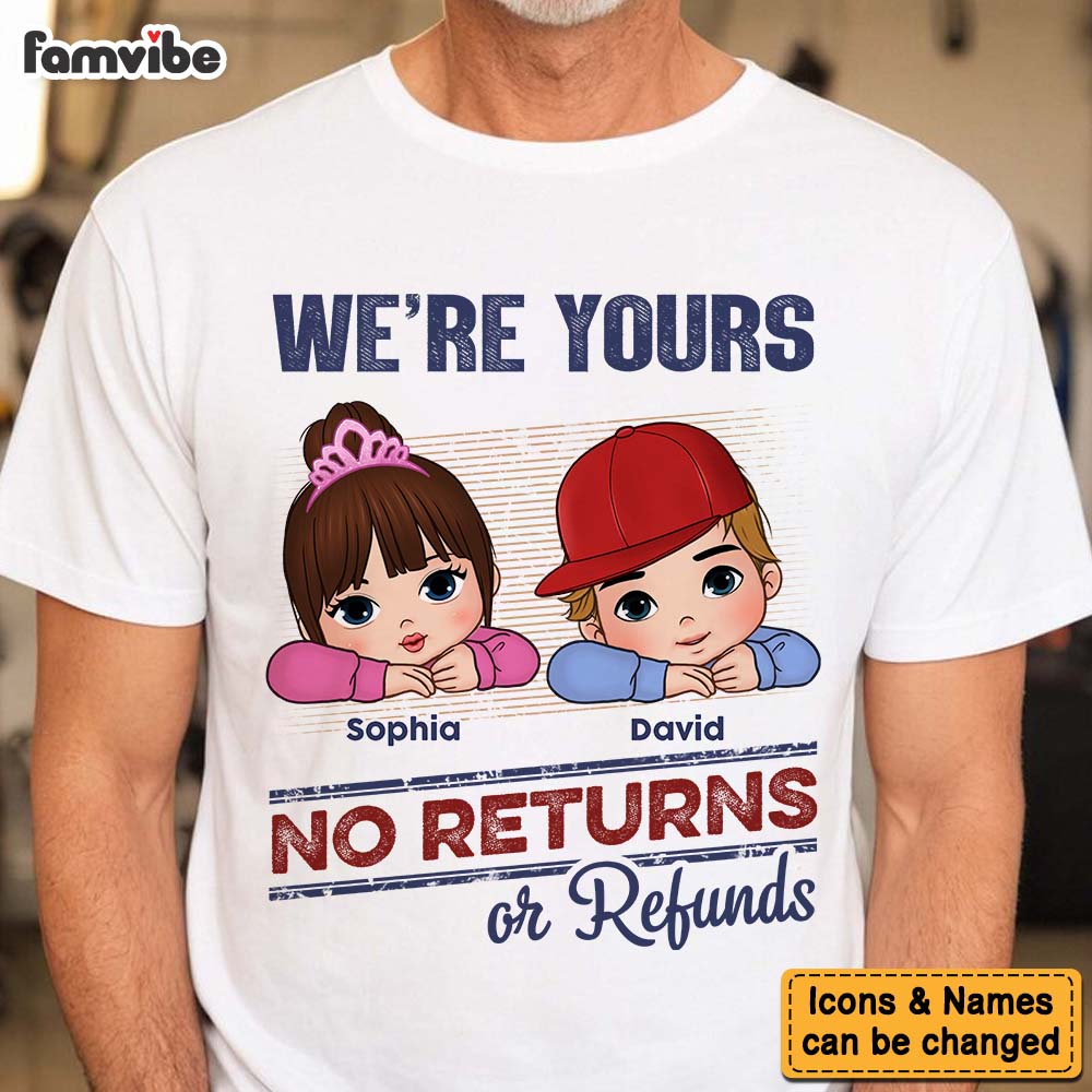 Personalized Gift For No Returns Or Refunds Grandkids Shirt Hoodie Sweatshirt 32930 Primary Mockup