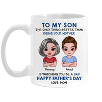 Personalized Gift For Son Father's Day Mug 32932 thumb 1