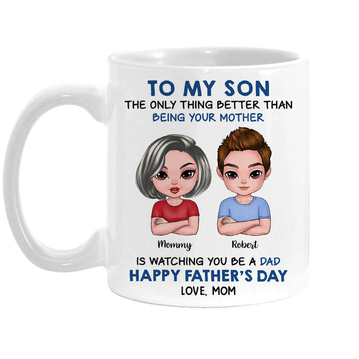Personalized Gift For Son Father's Day Mug 32932 1
