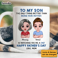 Personalized Gift For Son Father's Day Mug 32932 thumb 1
