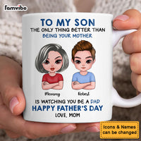Personalized Gift For Son Father's Day Mug 32932 thumb 1