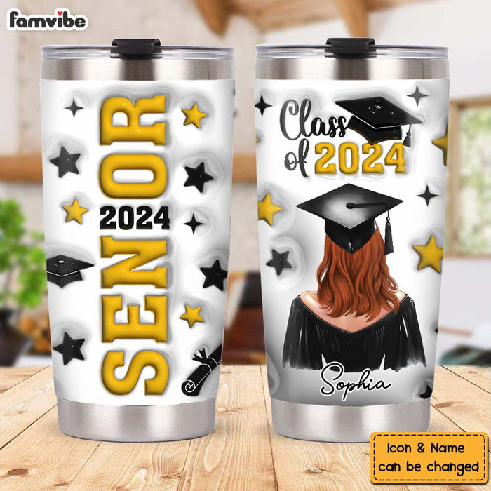 Personalized Graduation Gift Class Of 2024 Full Printed Tumbler 32939 1