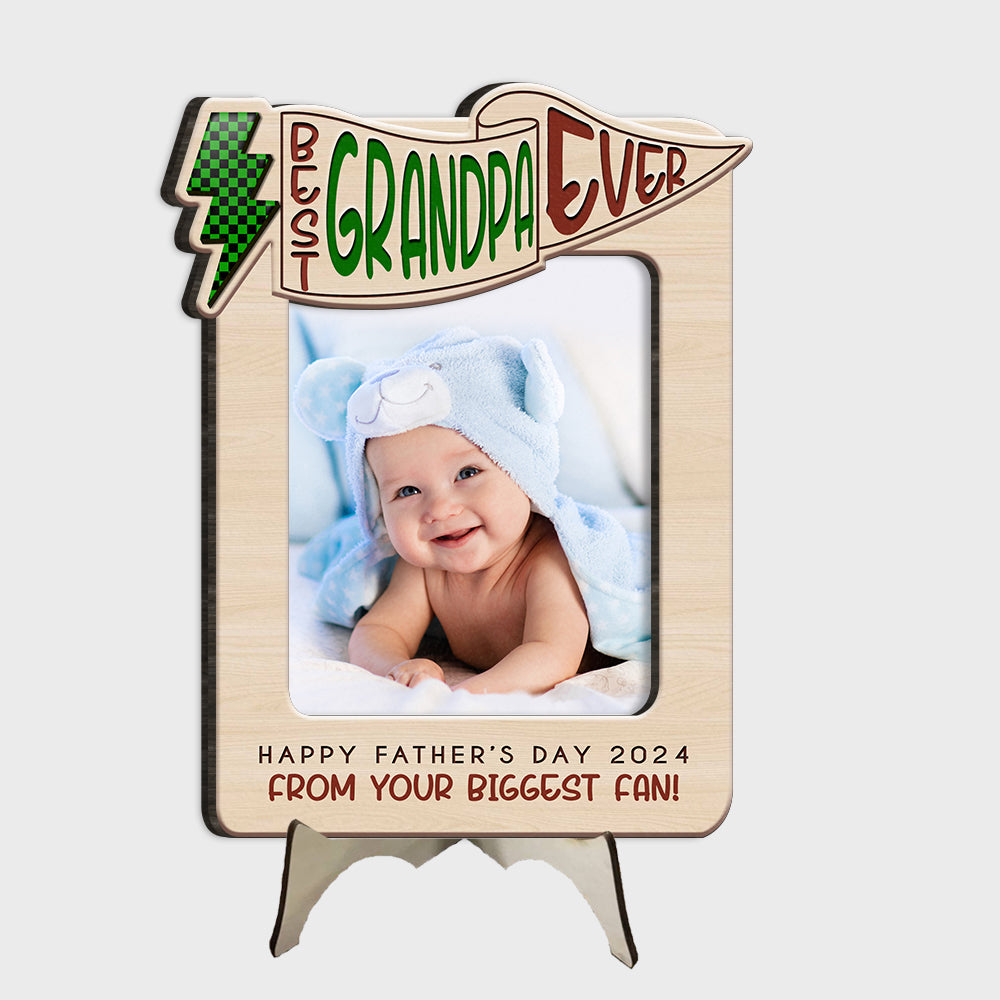 Personalized Gift For Dad Father's Day 2 Layered Wooden Plaque 32943 Primary Mockup