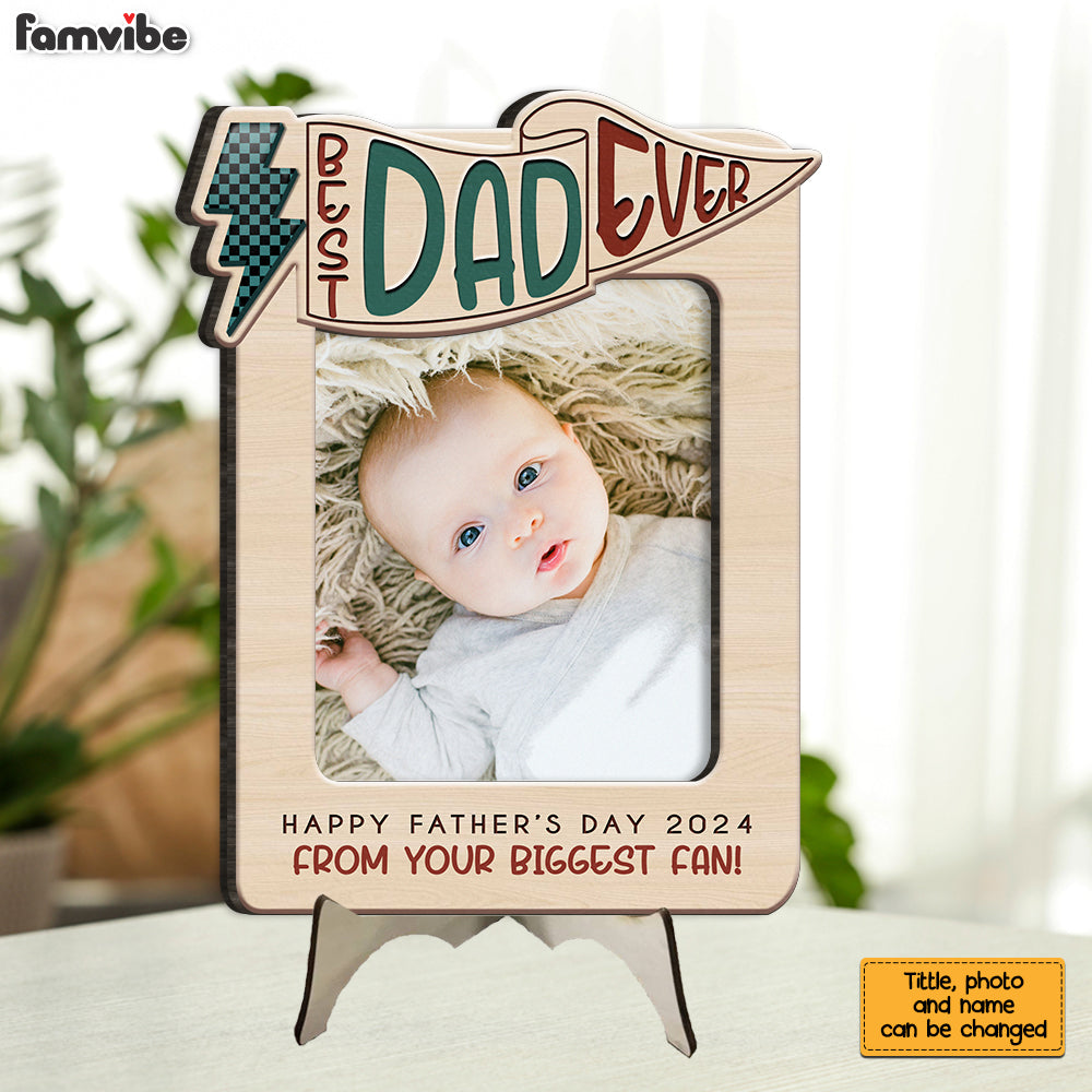 Personalized Gift For Dad Father's Day 2 Layered Wooden Plaque 32943 Primary Mockup