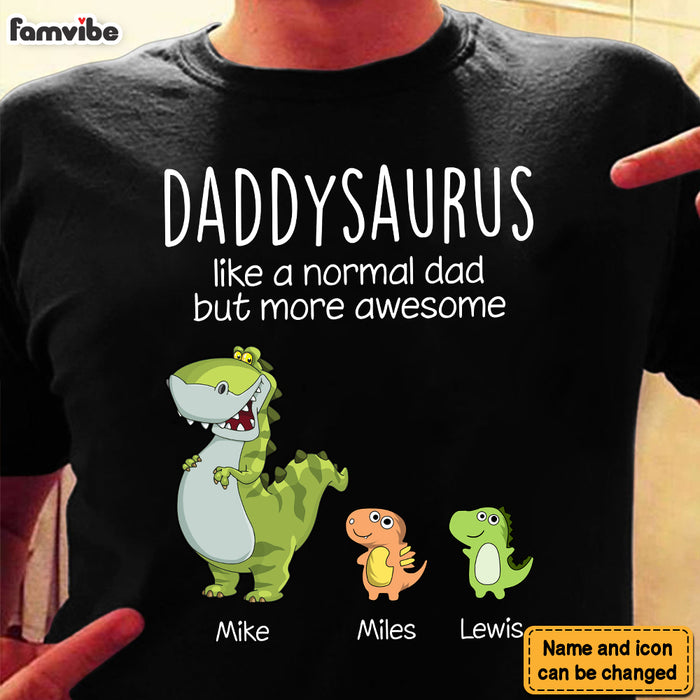 Personalized Gift For Grandpa Saurus Shirt - Hoodie - Sweatshirt 32956 1