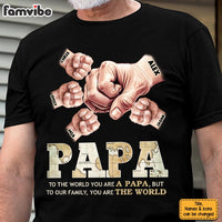 Personalized Gift For Dad You Are The World Shirt - Hoodie - Sweatshirt 32957 thumb 1