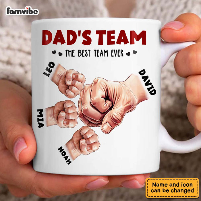 Personalized Gift For Dad's Team Mug 32958 1