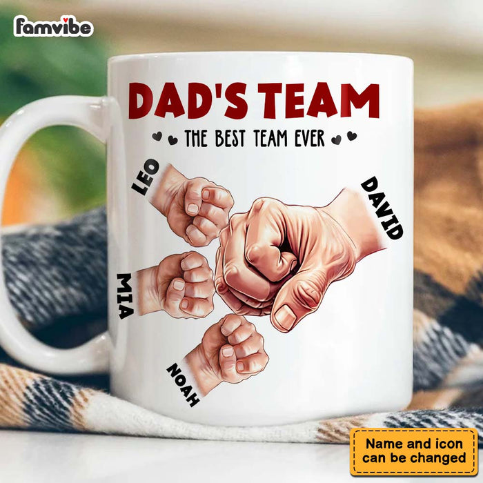 Personalized Gift For Dad's Team Mug 32958 1