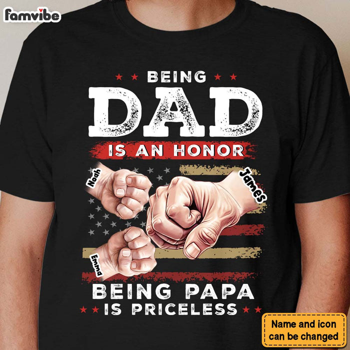 Personalized Gift For Being A Dad An Honor Shirt - Hoodie - Sweatshirt 32963 1