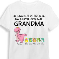 Personalized Gift For Grandma Saurus Not Retired Shirt - Hoodie - Sweatshirt 32971 thumb 1