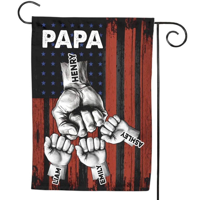 Personalized Gift For Dad Fist Bump Nation Flag 32973 1