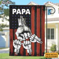 Personalized Gift For Dad Fist Bump Nation Flag 32973 thumb 1