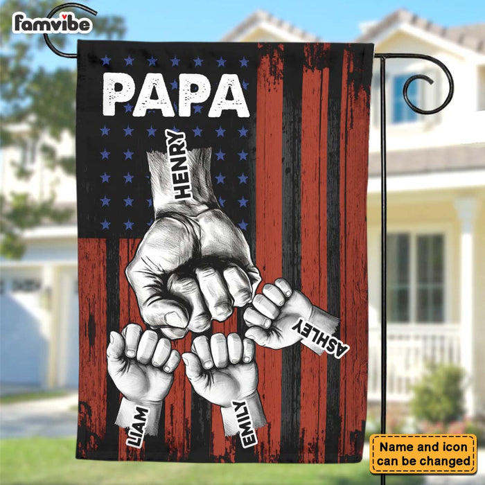 Personalized Gift For Dad Fist Bump Nation Flag 32973 1