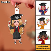 Personalized Gift For Class Of 2024 Senior Graduation Acrylic Keychain 32974 thumb 1