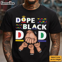 Personalized Gift For Dope Black Dad Shirt - Hoodie - Sweatshirt 32975 thumb 1