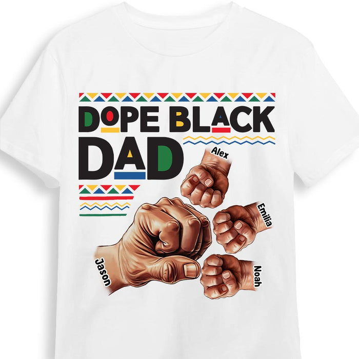 Personalized Gift For The Dope Black Dad Shirt - Hoodie - Sweatshirt 32976 1