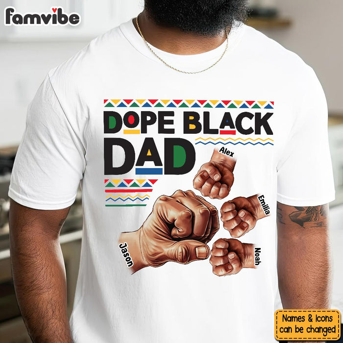 Personalized Gift For The Dope Black Dad Shirt - Hoodie - Sweatshirt 32976 1