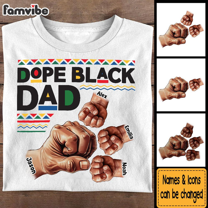 Personalized Gift For The Dope Black Dad Shirt - Hoodie - Sweatshirt 32976 1