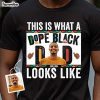 Personalized Gift For Custom Photo Dope Black Dad Shirt - Hoodie - Sweatshirt 32981 thumb 1