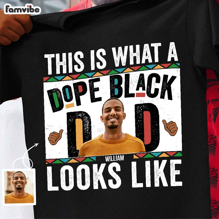 Personalized Gift For Custom Photo Dope Black Dad Shirt - Hoodie - Sweatshirt 32981 1