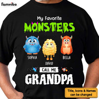 Personalized Gift For My Favorite Little Monsters Call Me Grandpa Shirt - Hoodie - Sweatshirt 32982 thumb 1