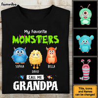 Personalized Gift For My Favorite Little Monsters Call Me Grandpa Shirt - Hoodie - Sweatshirt 32982 thumb 1