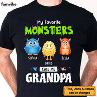 Personalized Gift For My Favorite Little Monsters Call Me Grandpa Shirt - Hoodie - Sweatshirt 32982 thumb 1
