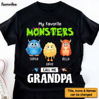 Personalized Gift For My Favorite Little Monsters Call Me Grandpa Shirt - Hoodie - Sweatshirt 32982 thumb 1